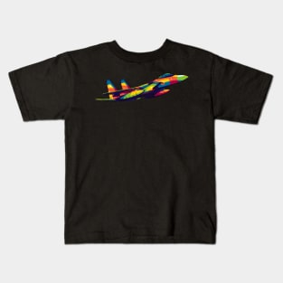 F-15J in Pop Art Kids T-Shirt